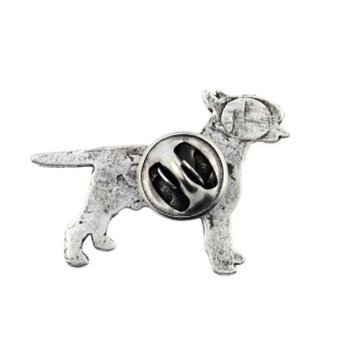 Bulterier pin posrebrzony Art-Dog